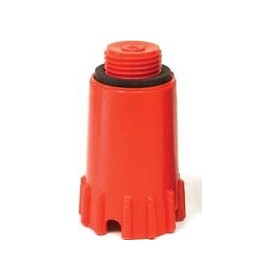 Tapón de prueba estanqueidad rojo de 1/2" con junta