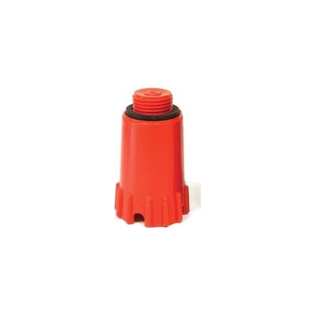 Tapón de prueba estanqueidad rojo de 1/2" con junta