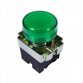 Piloto luminoso para cuadro eléctrico Ø22mm verde VOLTIMERC