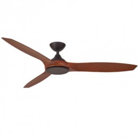 Ventilador de techo bronce antiguo 3 aspas con mando MARTEC NEW PORT Ø152cm
