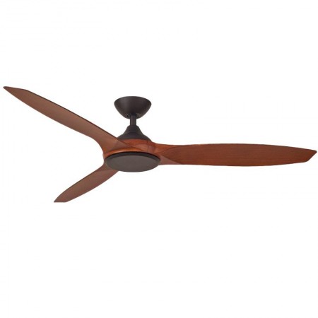 Ventilador de techo bronce antiguo 3 aspas con mando MARTEC NEW PORT Ø152cm