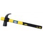 Martillo uña carpintero de acero con mango bimaterial MERCATOOLS 400g