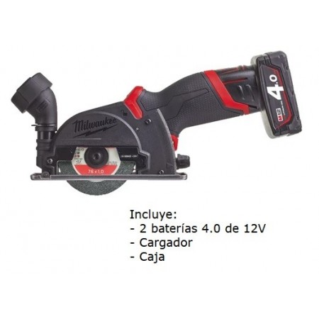 Cortadora MILWAUKEE M12FCOT-422X
