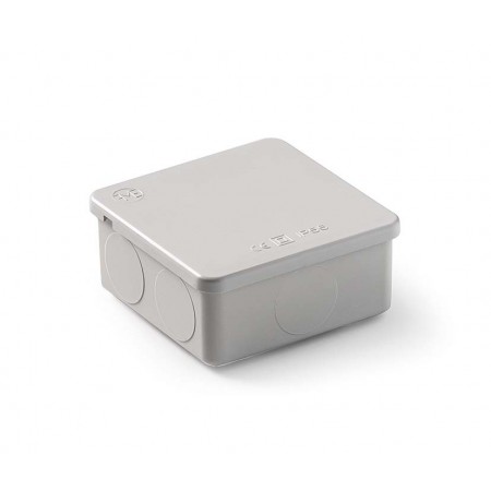 Caja eléctrica empalmes estanca de superficie sin conos IP66 100x100x55mm