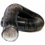 Metro tubo superflexible aluminio ESCOFLEX negro Ø180mm
