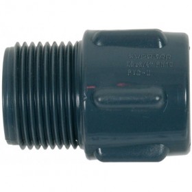 Manguito PVC encolar/rosca macho  Ø32x1"