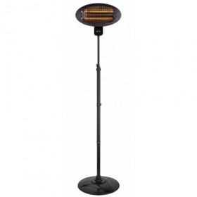 Calefactor eléctrico exterior de pie con mando MERCALOR 2000W 230VAC