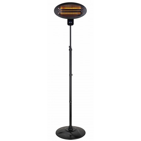 Calefactor eléctrico exterior de pie con mando MERCALOR 2000W 230VAC