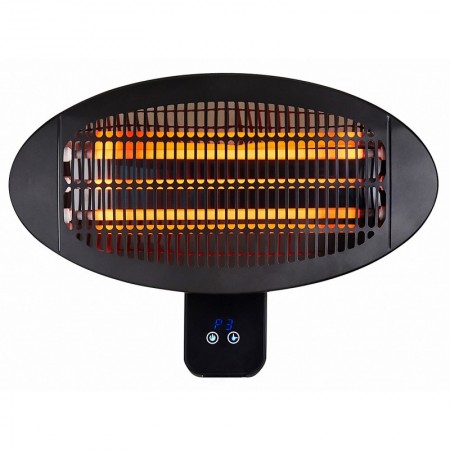Calefactor eléctrico exterior de pared con mando MERCALOR TORRE 2000W 230VAC