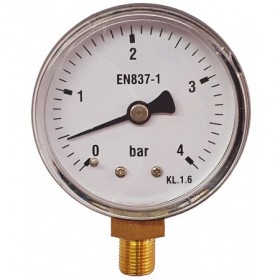 Manómetro Ø50mm vertical 1/8" 0 a 4bar