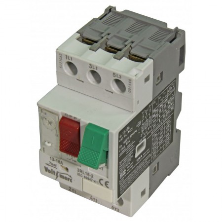 Guardamotor-Disyuntor eléctrico 3P 0.63-1A VOLTIMERC 3RL18-2M05