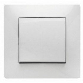 Interruptor conmutador empotrar blanco VOLTIMERC 10A 250VAC