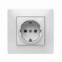 Base enchufe empotrar schuko blanco VOLTIMERC TT 16A 250VAC