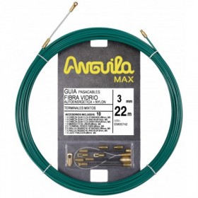Rollo 22m guía pasacables FIBRA VIDRIO+NYLON ANGUILA MAX Ø3mm