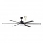 Ventilador de techo negro 6 aspas con luz y mando MARTEC ALBATROSS Ø180cm