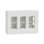 Puesto de trabajo V&D 3 columnas superficie SCHNEIDER NEW UNICA