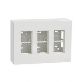 Puesto de trabajo V&D 3 columnas superficie SCHNEIDER NEW UNICA