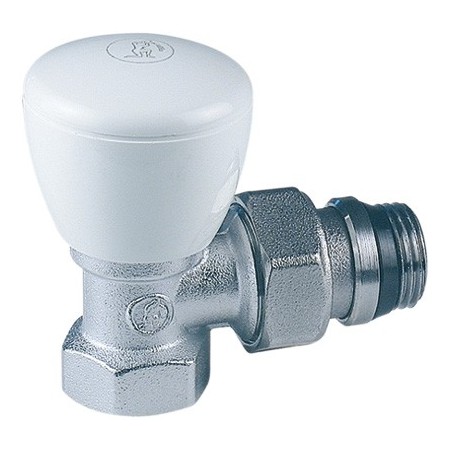 Valvula radiador Giacomini manual escuadra 3/4"  R5TG macho-hembra