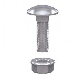 Tornillo y tuerca en acero zincado Z3 INTERFLEX para bandeja portacables VIAFIL y VIATEC