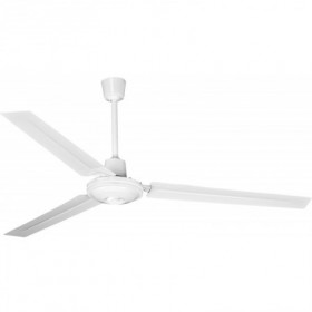 Ventilador de techo blanco 3 aspas con mando de pared MERCAFAN Ø140cm