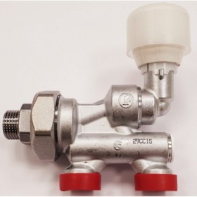 Valvula radiador Giacomini mono-bitubo termostatizable orientable 1/2"x 18 R304T/2