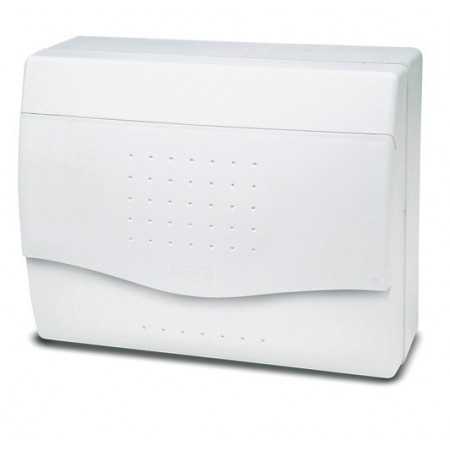 Caja distribución eléctrica de superficie puerta opaca 10 módulos VOLTIMERC NV IP40