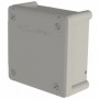 Caja eléctrica empalmes estanca de superficie sin conos IP65 85x85x55mm