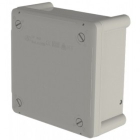 Caja eléctrica empalmes estanca de superficie sin conos IP65 85x85x55mm