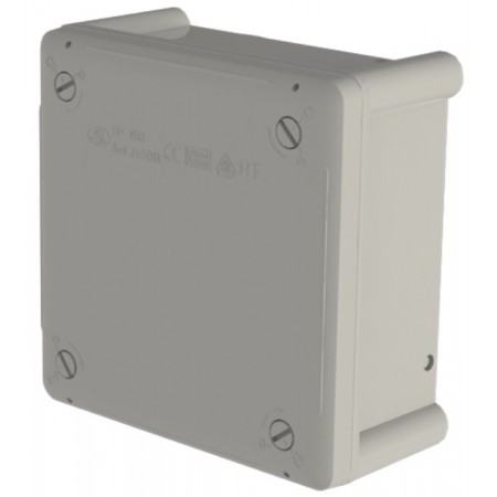 Caja eléctrica empalmes estanca de superficie sin conos IP65 85x85x55mm