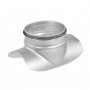 Injerto 90º con junta Ø100mm para conducto Ø300mm a Ø355mm MERCATUB Macho