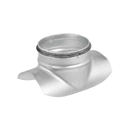 Injerto 90º con junta Ø100mm para conducto Ø300mm a Ø355mm MERCATUB Macho
