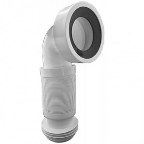 Manguito WC extensible acodado 290-590mm