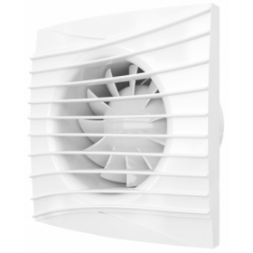 Extractor baño frontal blanco bajo nivel sonoro MUNDOFAN SILENT-MU 5T temporizador  Ø125mm