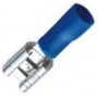 Caja 100 uds Terminales faston hembra aislado azul VOLTIMERC FDD sección 1.5 a 2.5mm²