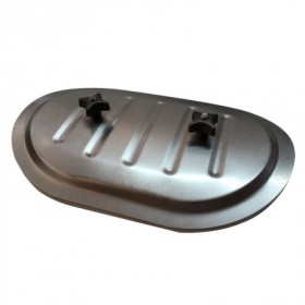 Trampilla acceso curva alta temperatura 1000ºC HT-TAC-18/8 180x80mm MERCATUB