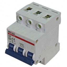 Interruptor magnetotérmico 3P 25A 6kA VOLTIMERC 3RA1