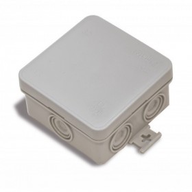 Caja eléctrica empalmes estanca de superficie IP55 75x75x39mm FAMATEL MINIBOX