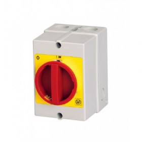 Interruptor rotativo S& PARO/MARCHA 8P 20A para motores 2 velocidades