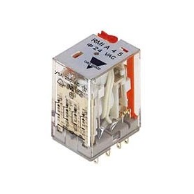 Relé eléctrico 2 contactos 10A CARLO 24VAC GAVAZZI RMIA2-10