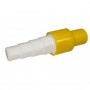 Conector manguito Ø16 a reducción Ø14.Ø16.Ø18. Ø20 amarillo