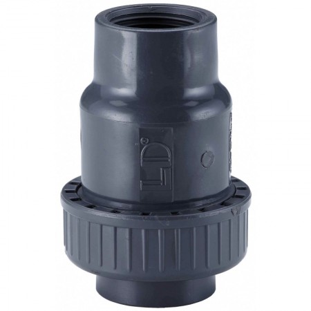 Válvula retención PVC cierre bola 1-1/2"