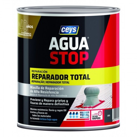 Lata 1L CEYS AGUASTOP reparador total gris