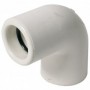 Codo 90º tubo desagüe rígido PVC blanco Ø32 con junta