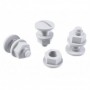 Kit 100uds Tornillos y tuercas PVC M8x22mm