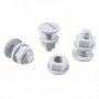 Kit 100uds Tornillos y tuercas PVC M8x22mm