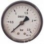 Manómetro Ø50mm horizontal 1/8" 0 a 2.5bar