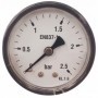 Manómetro Ø50mm horizontal 1/8" 0 a 2.5bar