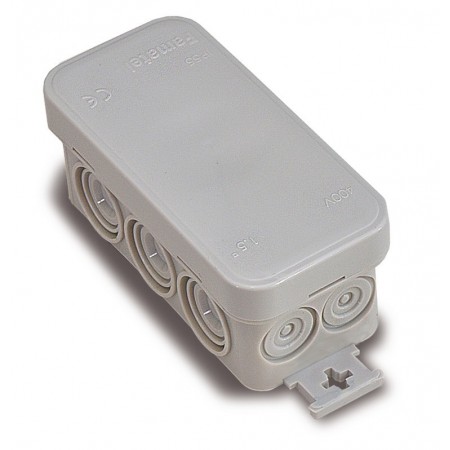 Caja eléctrica empalmes estanca de superficie IP55 43x90x39mm FAMATEL MINIBOX