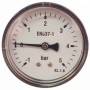 Manovacuómetro Ø60mm horizontal 1/4" -1 a 5bar