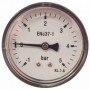 Manovacuómetro Ø60mm horizontal 1/4" -1 a 5bar